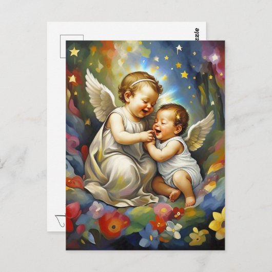 " HIMMLISCH JOY " POSTKARTE (Vorne/Hinten)