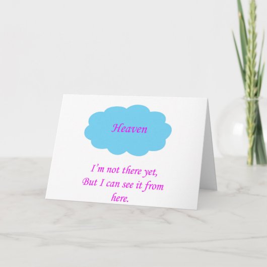 Himmlisch Karte (Vorderseite)