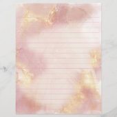 Himmlisch-rosa-Aquarellböden (Rückseite)