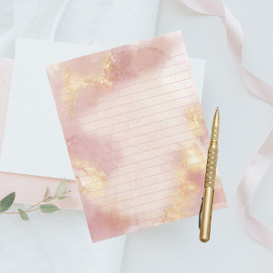 Himmlisch-rosa-Aquarellböden