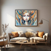 Himmlisch Sarah Modern Poster