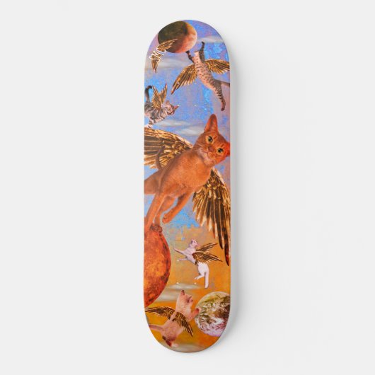 Himmlisch Skateboard (Vorderseite)