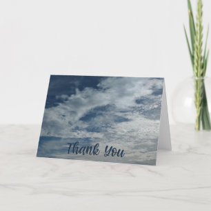 Himmlisch Sky Vielen Dank, dass Sie die 12x18 Folg Dankeskarte
