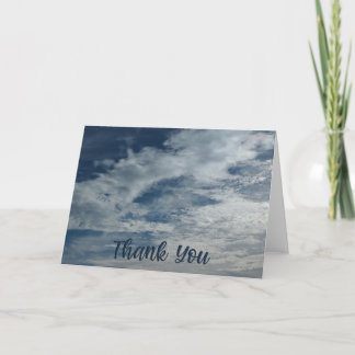 Himmlisch Sky Vielen Dank, dass Sie die 12x18 Folg Dankeskarte