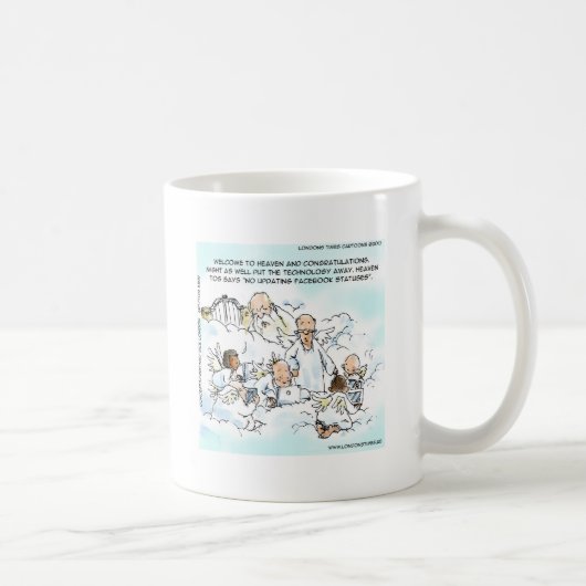 Himmlisch Social Media Fan Kaffeetasse (Rechts)