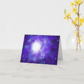 Himmlisch Supernova Christlich Modern Art Danke Karte (Gelbe Blume)