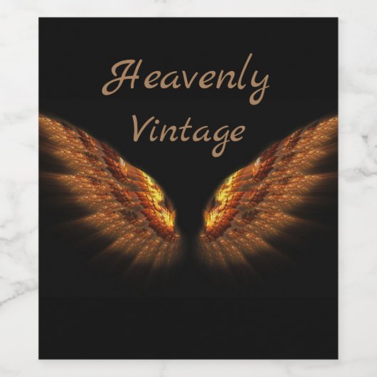 Himmlisch Vintag Weinetikett (Einzelnes Label)