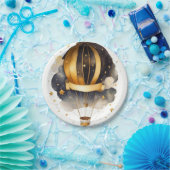 Himmlisch Whimsy: Celestial Balloon Babydusche Pappteller (Party)