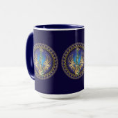 Himmlisch Winged Guitar Tasse (Vorderseite Links)