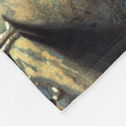 Himmlische amerikanische Flagge in Sky, Zouave Ziv Fleecedecke (Ecke)