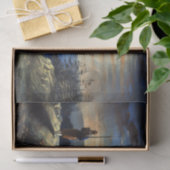 Himmlische amerikanische Flagge in Sky, Zouave Ziv Seidenpapier (Geschenk)