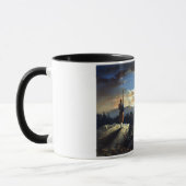 Himmlische amerikanische Flagge in Sky, Zouave Ziv Tasse (Links)