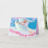 Himmlische Angel-Geburtstagskarte Karte (Rückseite)