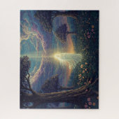 Himmlische Angel Hovers Über dem geheimnisvollen G Puzzle (Vertikal)