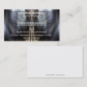 Himmlische Angel Wing Cross Fraktal Business Card Visitenkarte (Vorne/Hinten)