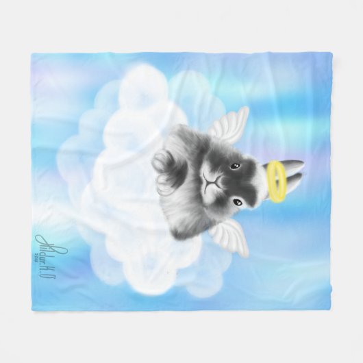 Himmlische Blicke: Graues und weißes Sonnenlicht a Fleecedecke (Vorderseite (Horizontal))