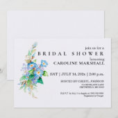 Himmlische Blues Einladung (Vorne/Hinten)