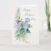 Himmlische Blues Karte (Vorderseite)