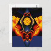 Himmlische Blume Postkarte (Vorne/Hinten)