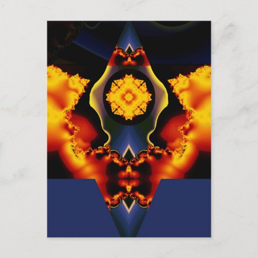 Himmlische Blume Postkarte (Vorderseite)