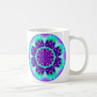 Himmlische Blumemandala-Tasse Kaffeetasse