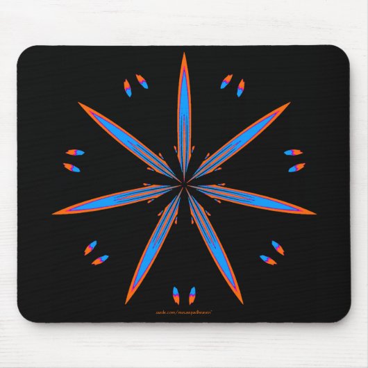 Himmlische Blüte 5 Mousepad (Vorne)