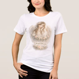 Himmlische Blüte Tri-Blend Shirt