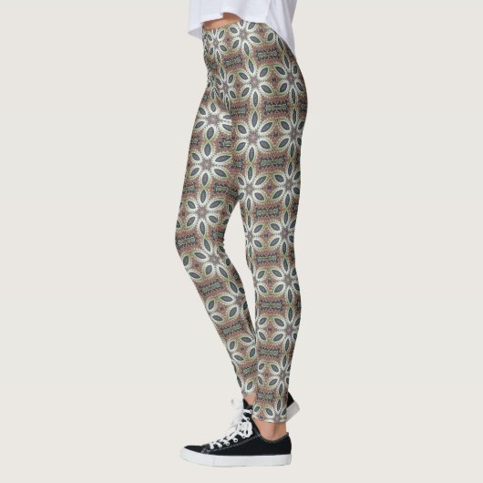 Himmlische Blütenblätter der Unendlichkeit Leggings (Links)