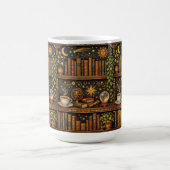 Himmlische Bücherregalliebhaber  Kaffeetasse (Mittel)