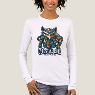 Himmlische Chill Cybernetic Mecha Vogel Grafik T-S Tri-Blend Shirt