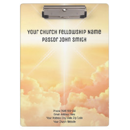 Himmlische Cloud Church Office-Zwischenablage Klemmbrett