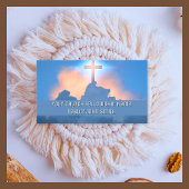 Himmlische Cross Sky Church Business Cards Visitenkarte