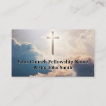 Himmlische Crossover Church Pasta Business Cards