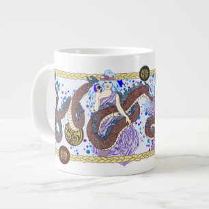 Himmlische Drache-Fahne Jumbo-Tasse