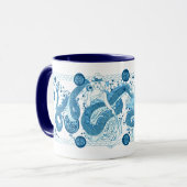 Himmlische Drache-Geschichte Tasse (Vorderseite Links)