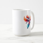 Himmlische Eisgöttin des Feuers Kaffeetasse (VorderseiteRechts)