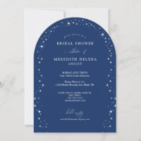 Himmlische elegante Bridal Shower Sterne Bogen Fot