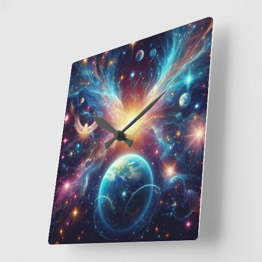 Himmlische Engel auf der Uhr (Winkel)