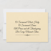 Himmlische Engel Erste Kommunion Einladungen (Rückseite)