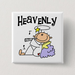 Himmlische Engel T-Shirts und Geschenke Button