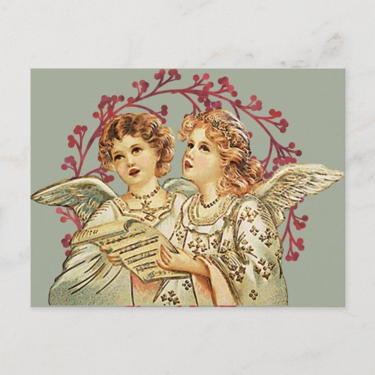 Himmlische Engelsänger Postkarte (Vorderseite)