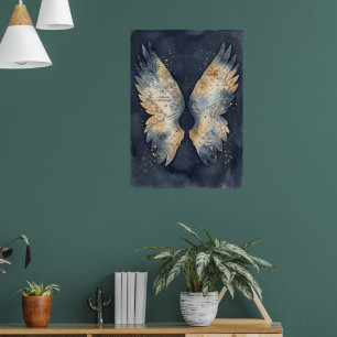 Himmlische Engelsflügel-Karte Fine Art Druck   Fan Poster