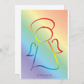 Himmlische Feier-Einladungen Einladung (Vorne/Hinten)