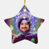 Himmlische Feuerkugelverzierung Keramik Ornament (Hinten)