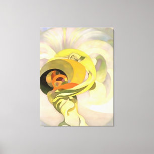 Himmlische florale Abstrakte Calla Lily Personific Leinwanddruck