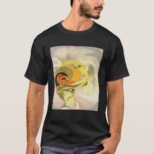 Himmlische florale Abstrakte Calla Lily Personific T-Shirt