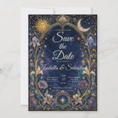 Himmlische Florale Hochzeit Save The Date (Vorderseite)