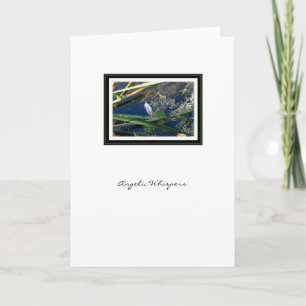 Himmlische Flüstern-Engels-Feder - Gruß-Karte Karte