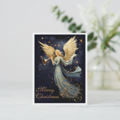 Himmlische Freude in Blue Angel Weihnachten (Stehend Vorderseite)