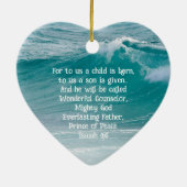 Himmlische Friedensschrift Weihnachtsschmuck (Hinten)